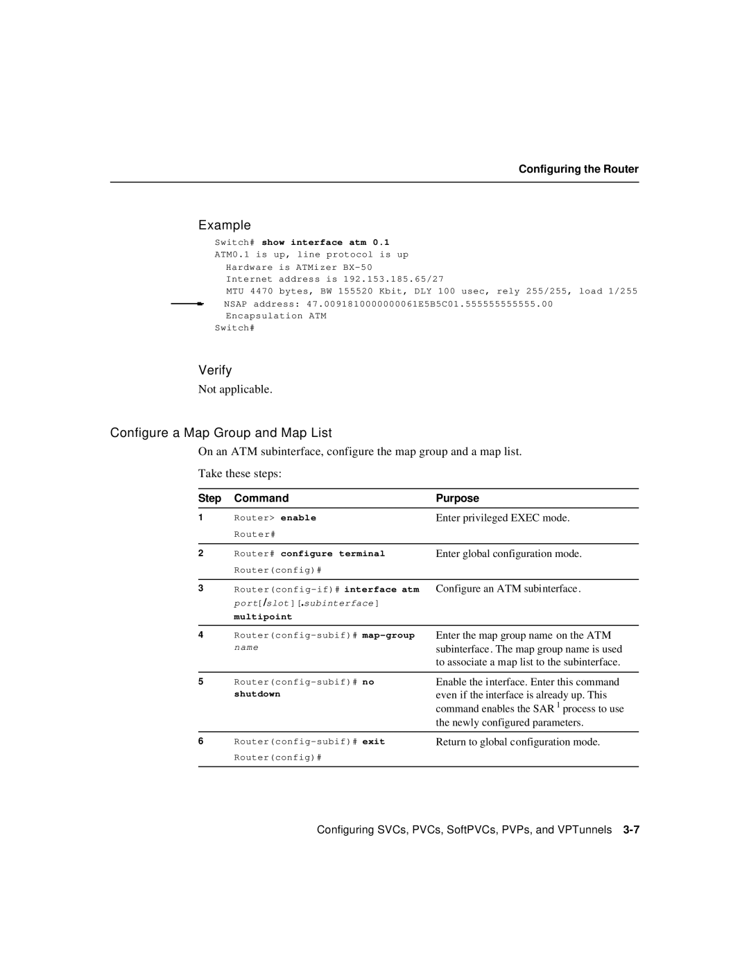 Cisco Systems 78-6897-01 manual Configure a Map Group and Map List, Configuring the Router 