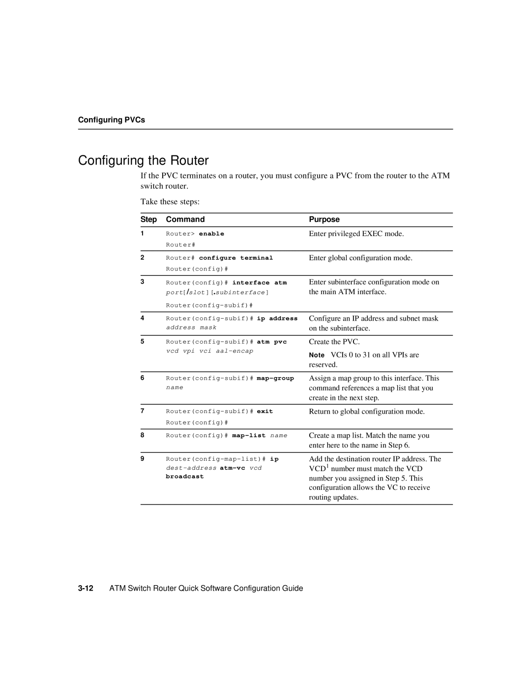 Cisco Systems 78-6897-01 manual 12ATM Switch Router Quick Software Configuration Guide 