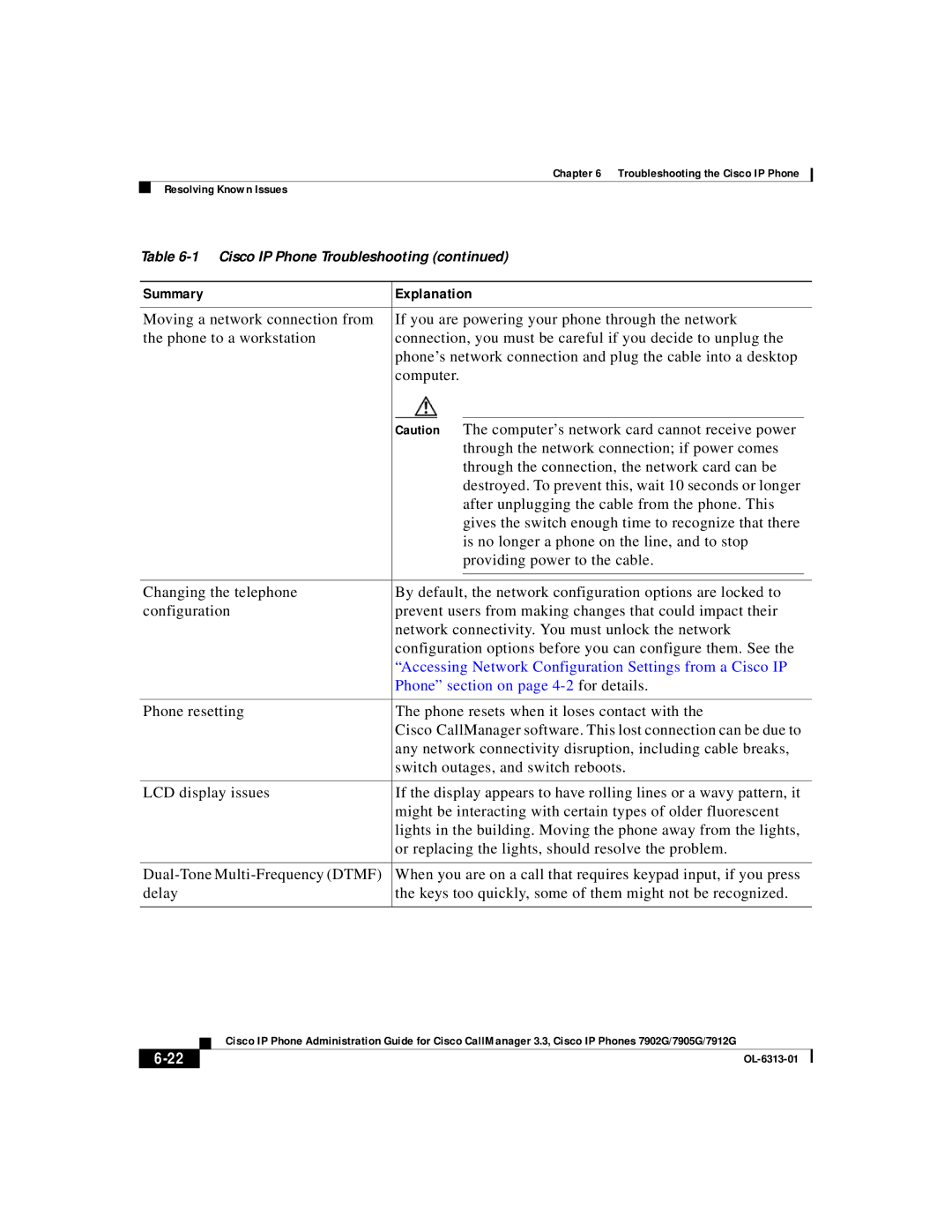 Cisco Systems 7905G, 7902G, 7912G manual OL-6313-01 