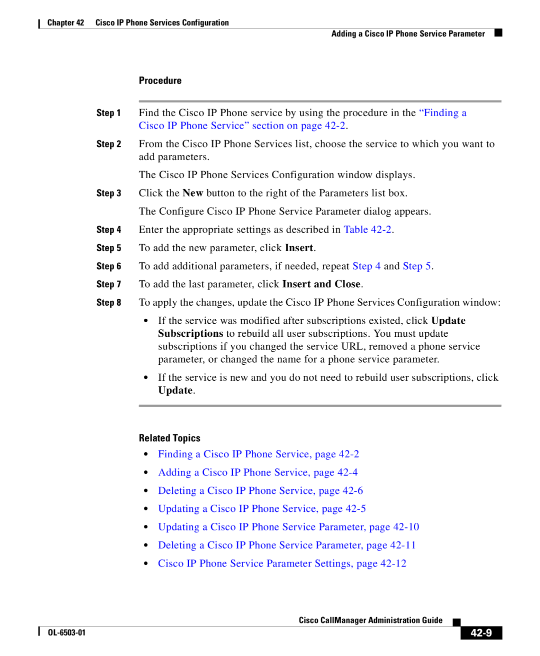 Cisco Systems 7905 manual 42-9 