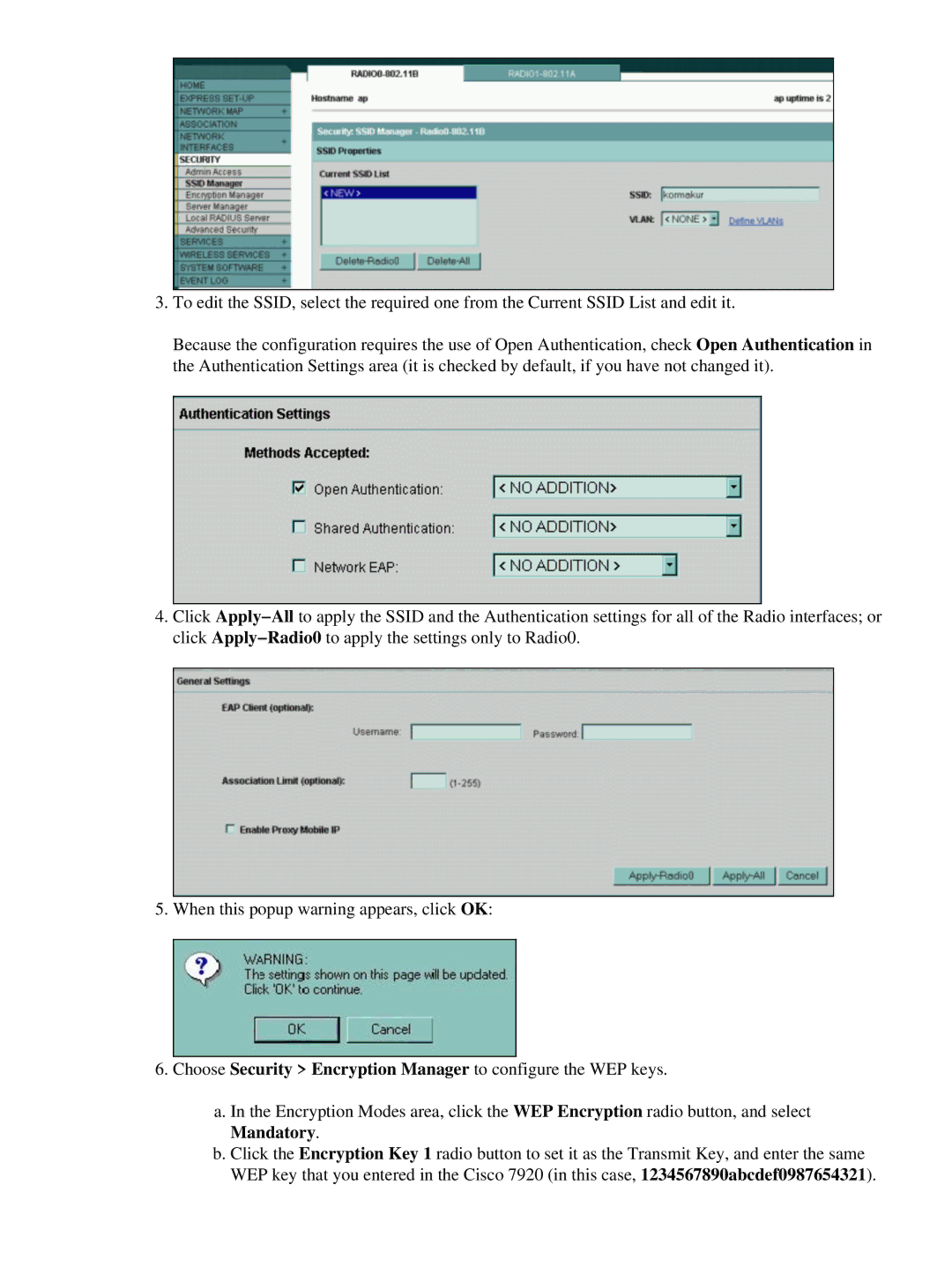 Cisco Systems 7920 appendix 