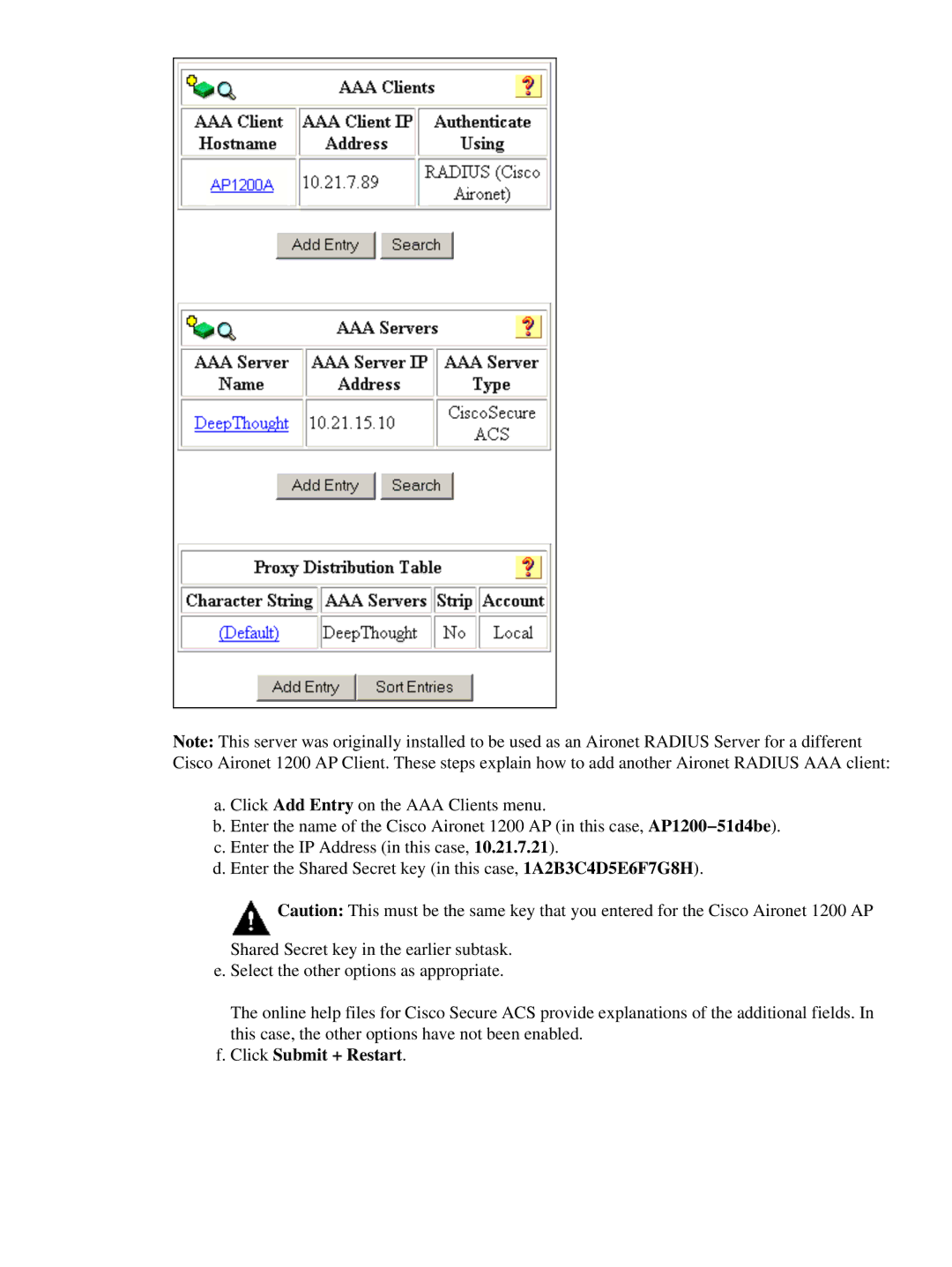 Cisco Systems 7920 appendix Click Submit + Restart 