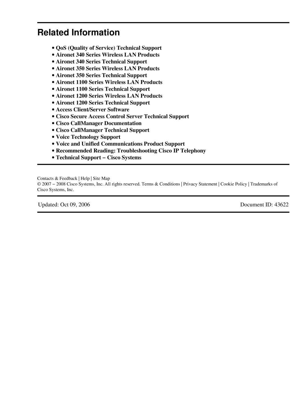 Cisco Systems 7920 appendix Related Information 