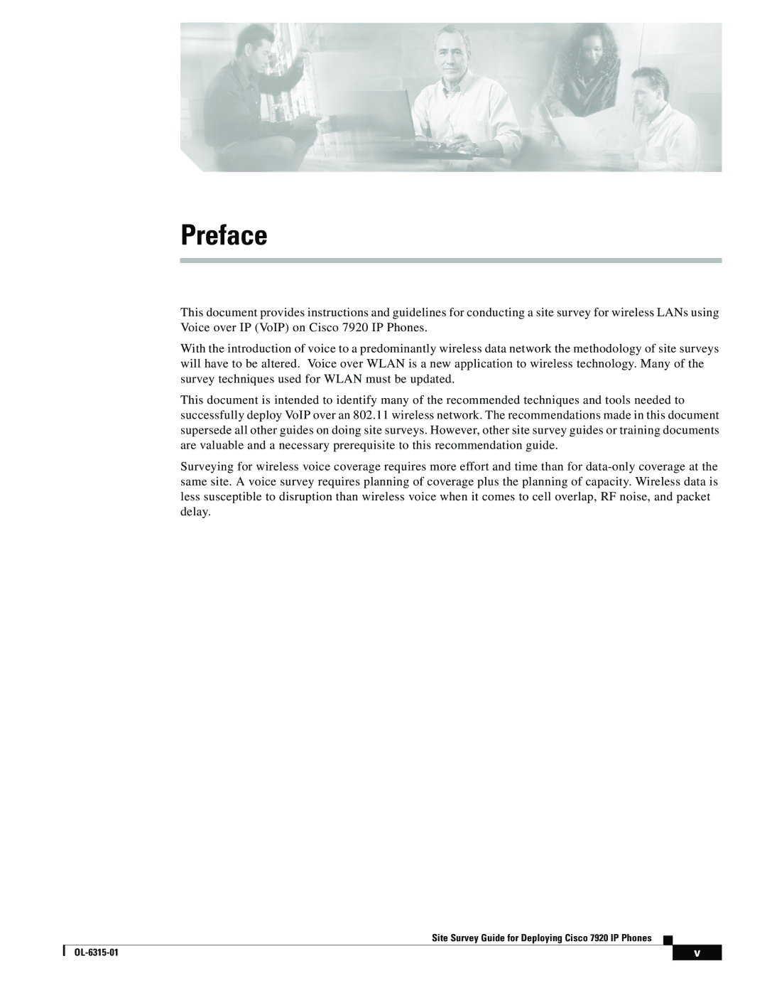 Cisco Systems 7920 manual Preface 