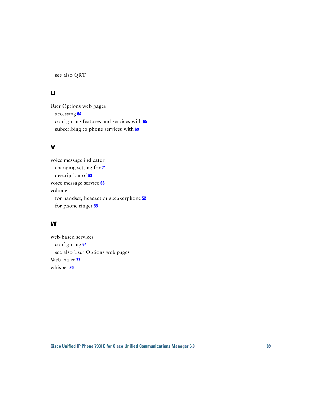 Cisco Systems 7931G manual 