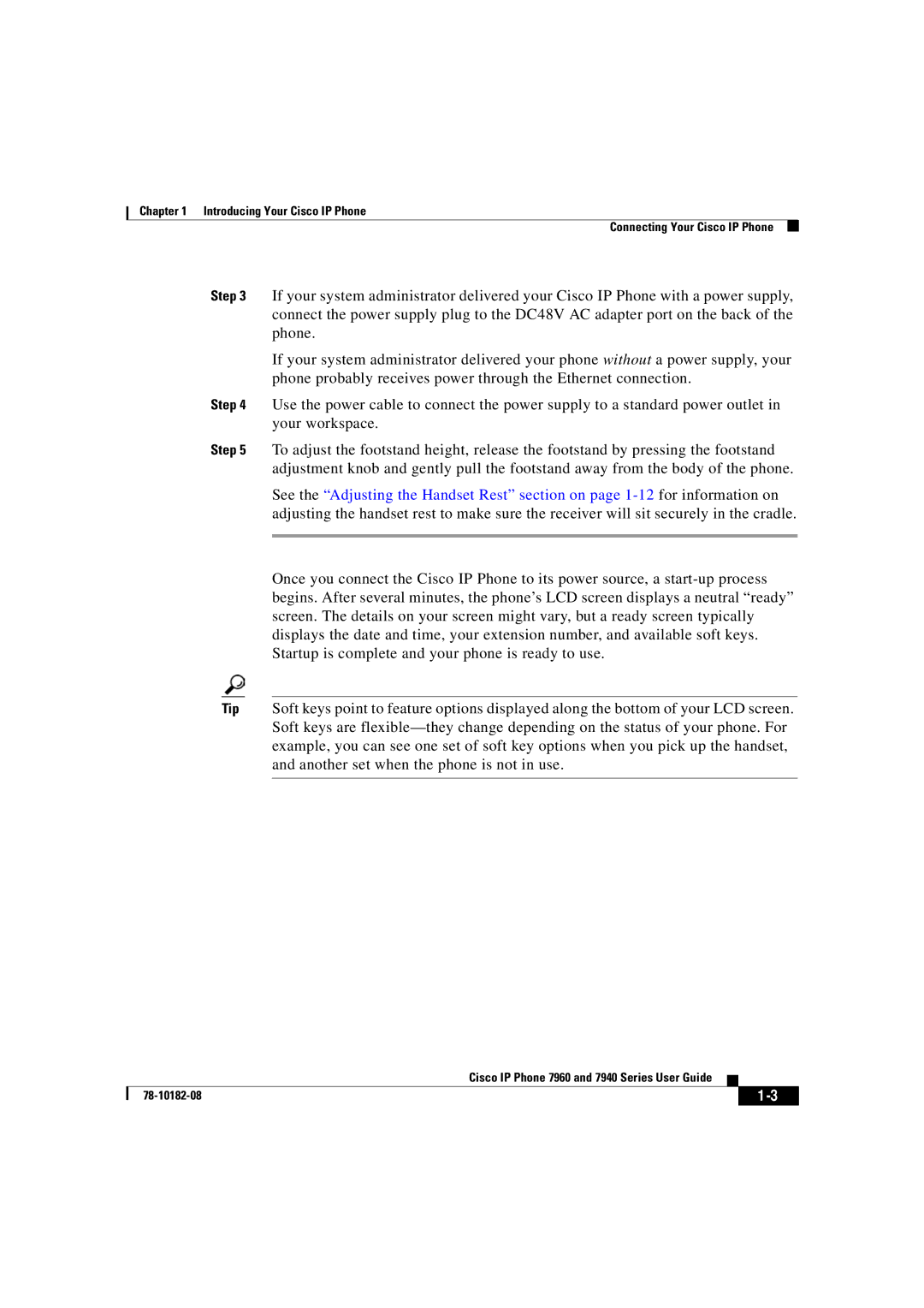 Cisco Systems 7960, 7940 manual 78-10182-08 