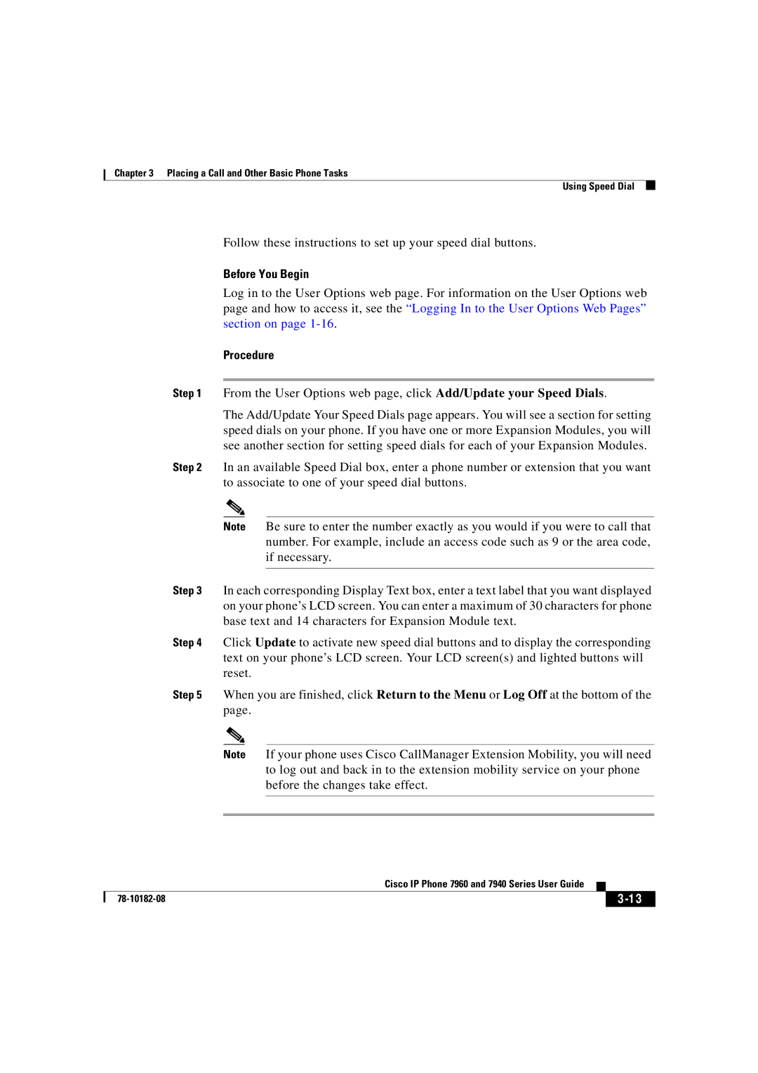 Cisco Systems 7960, 7940 manual Follow these instructions to set up your speed dial buttons 