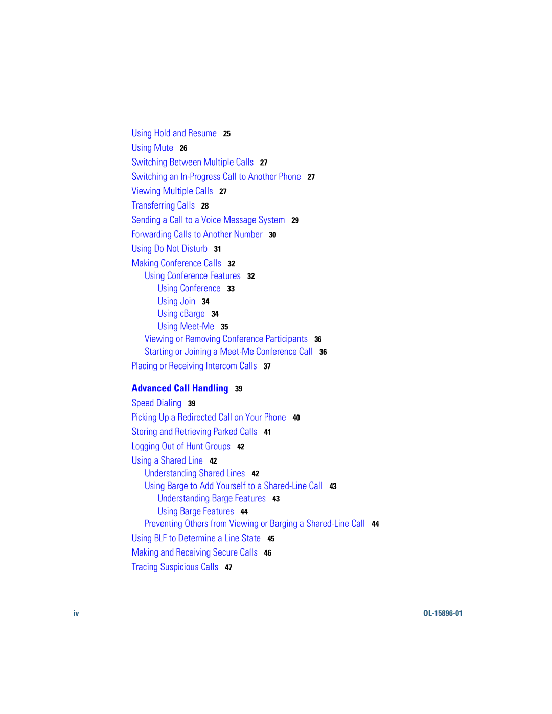 Cisco Systems 7965G, 7945G manual Using Barge to Add Yourself to a Shared-Line Call 