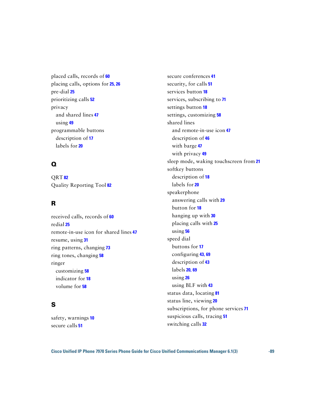 Cisco Systems 7970 Series manual 