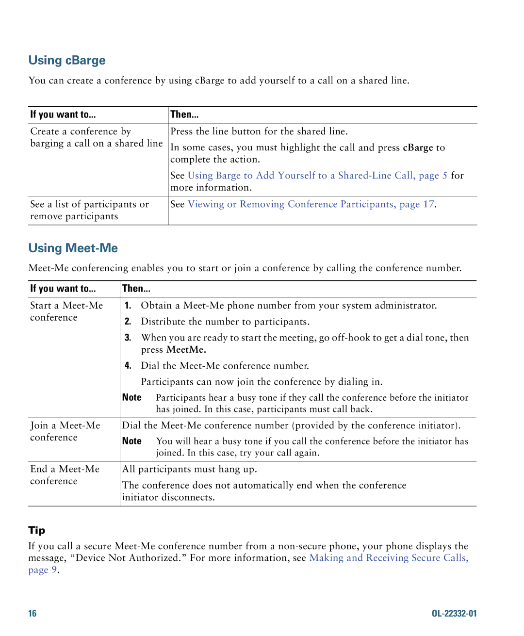 Cisco Systems 7970G, 7975G manual Using cBarge, Tip 