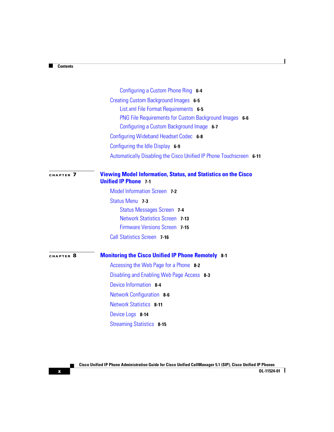 Cisco Systems 7970G manual Configuring a Custom Background Image 