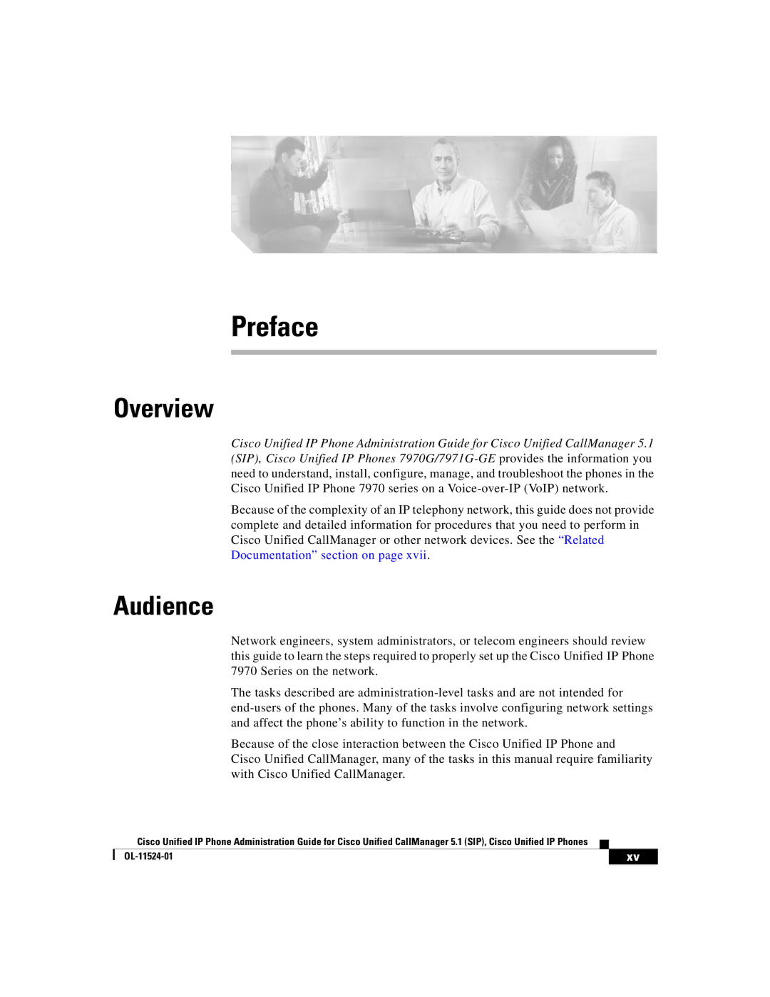 Cisco Systems 7970G manual Overview, Audience 