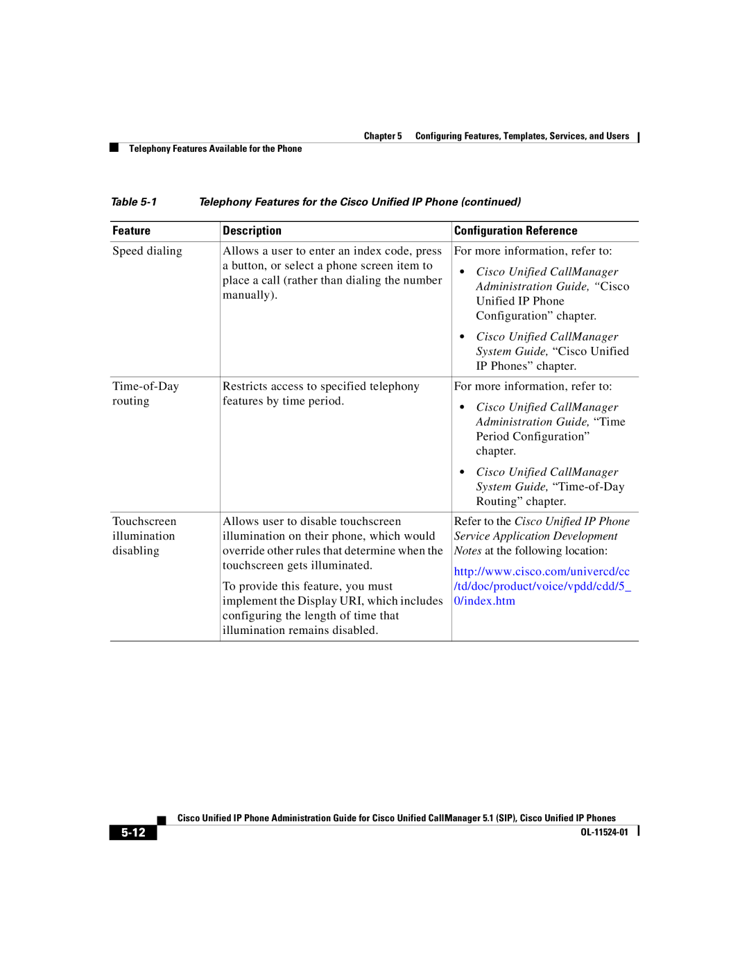 Cisco Systems 7970G manual Administration Guide, Time, System Guide, Time-of-Day, Refer to the Cisco Unified IP Phone 