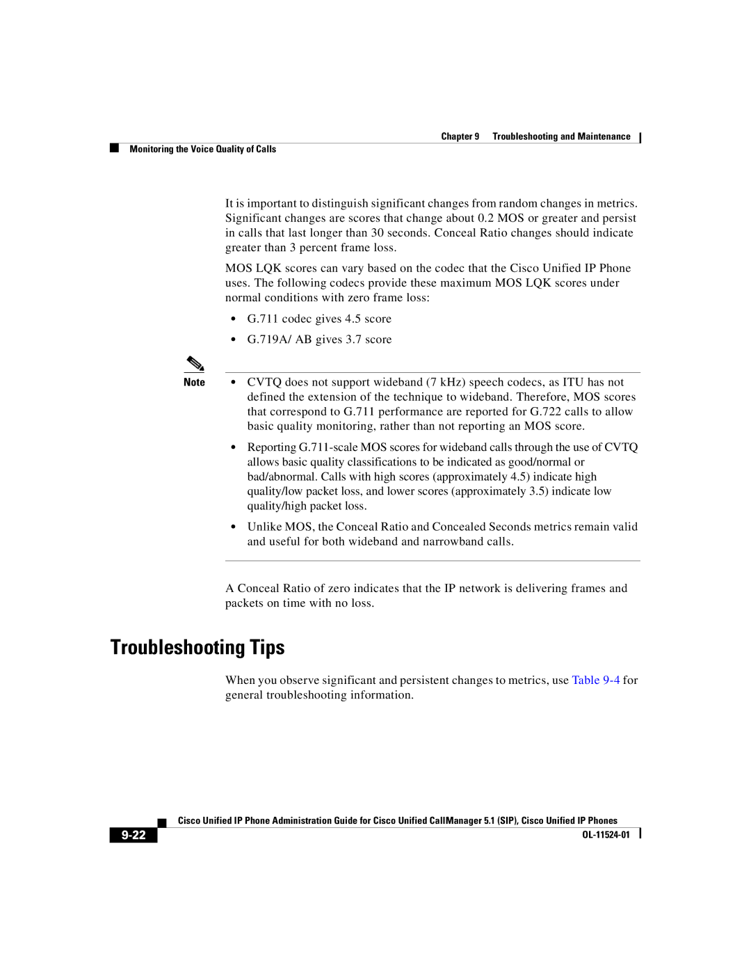 Cisco Systems 7970G manual Troubleshooting Tips 