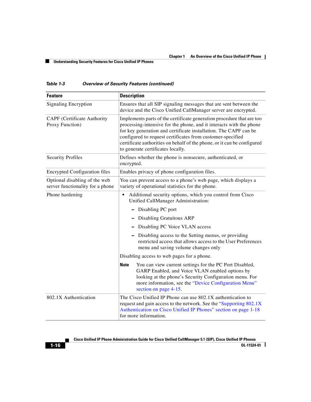 Cisco Systems 7970G manual More information, see the Device Configuration Menu 