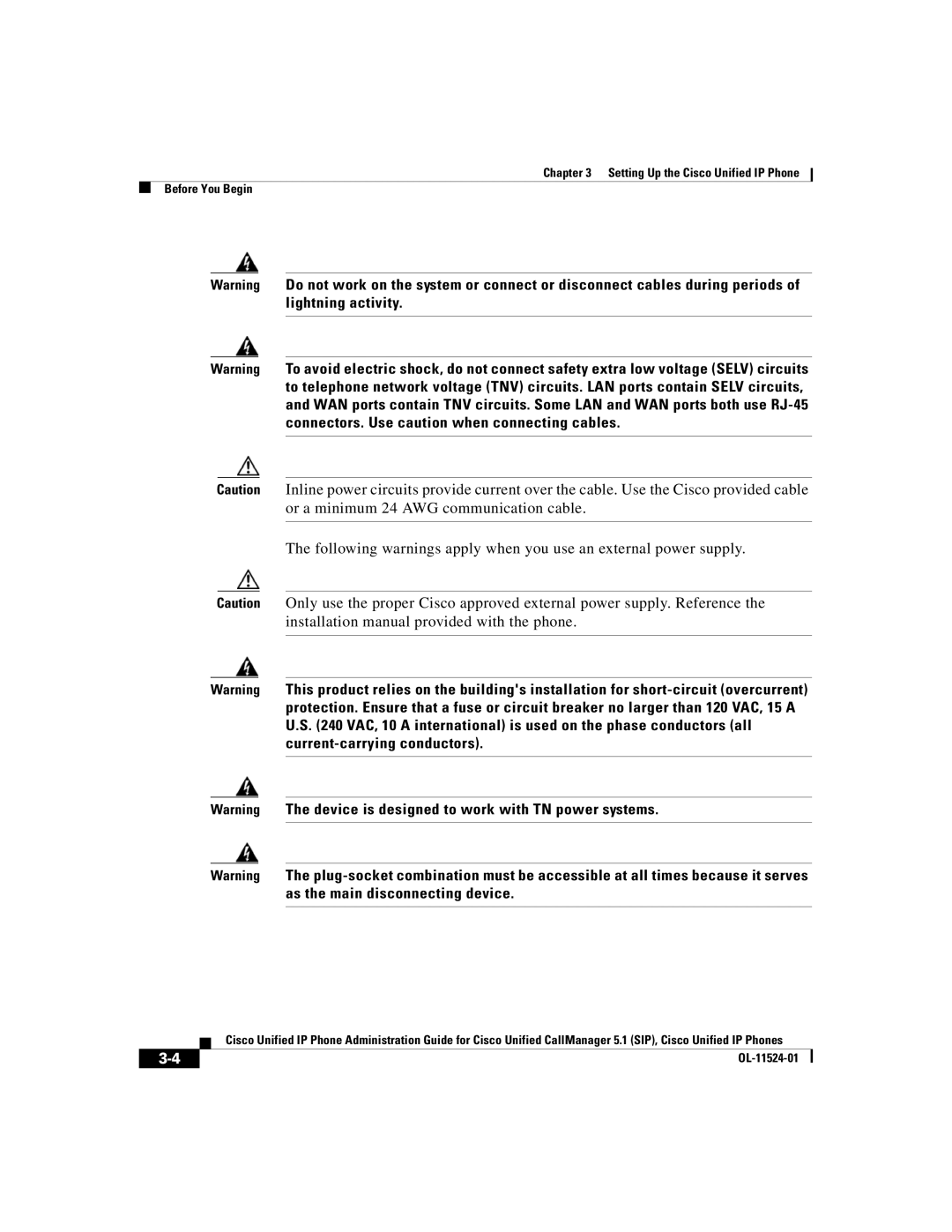 Cisco Systems 7970G manual Setting Up the Cisco Unified IP Phone Before You Begin 