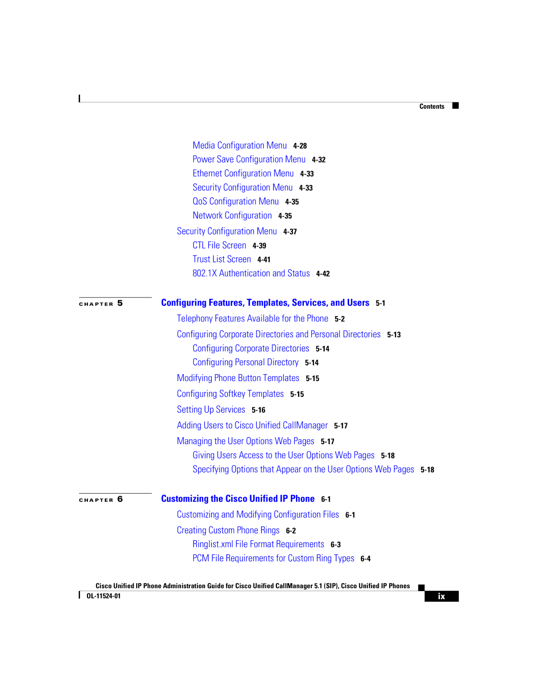 Cisco Systems 7970G manual Customizing and Modifying Configuration Files 