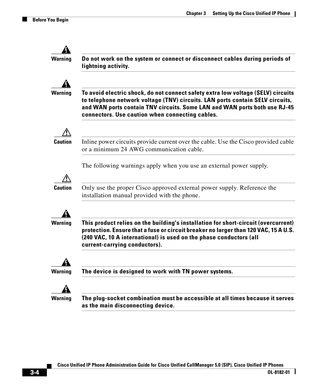 Cisco Systems 7971G manual Setting Up the Cisco Unified IP Phone Before You Begin 