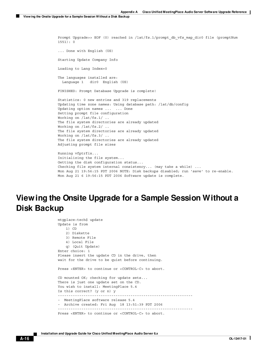 Cisco Systems 8, 700 MHz manual Control-C 