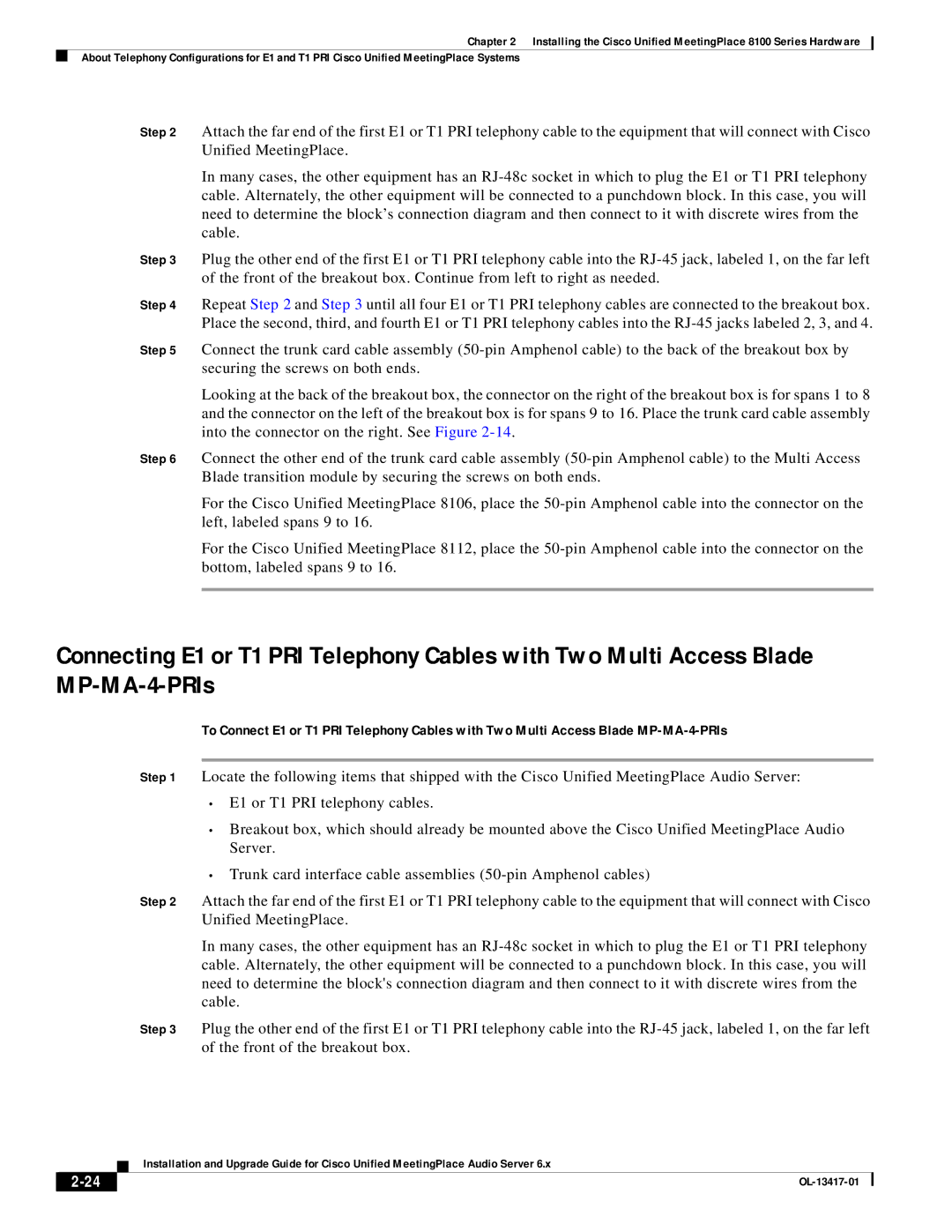 Cisco Systems 8, 700 MHz manual OL-13417-01 