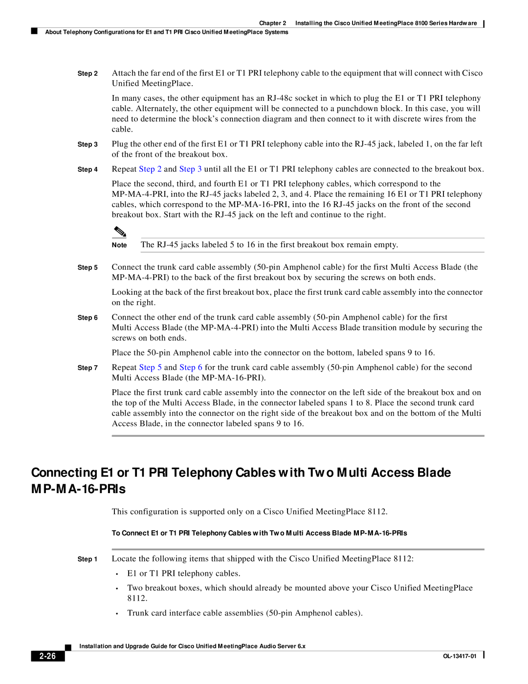 Cisco Systems 8, 700 MHz manual OL-13417-01 