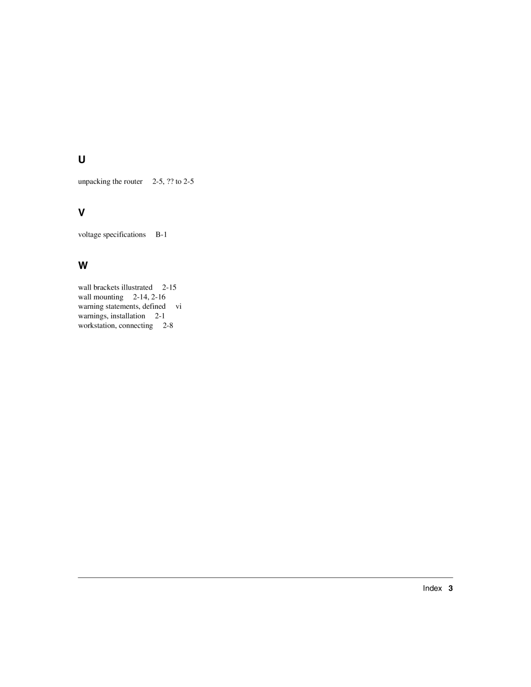 Cisco Systems 805 manual Index 