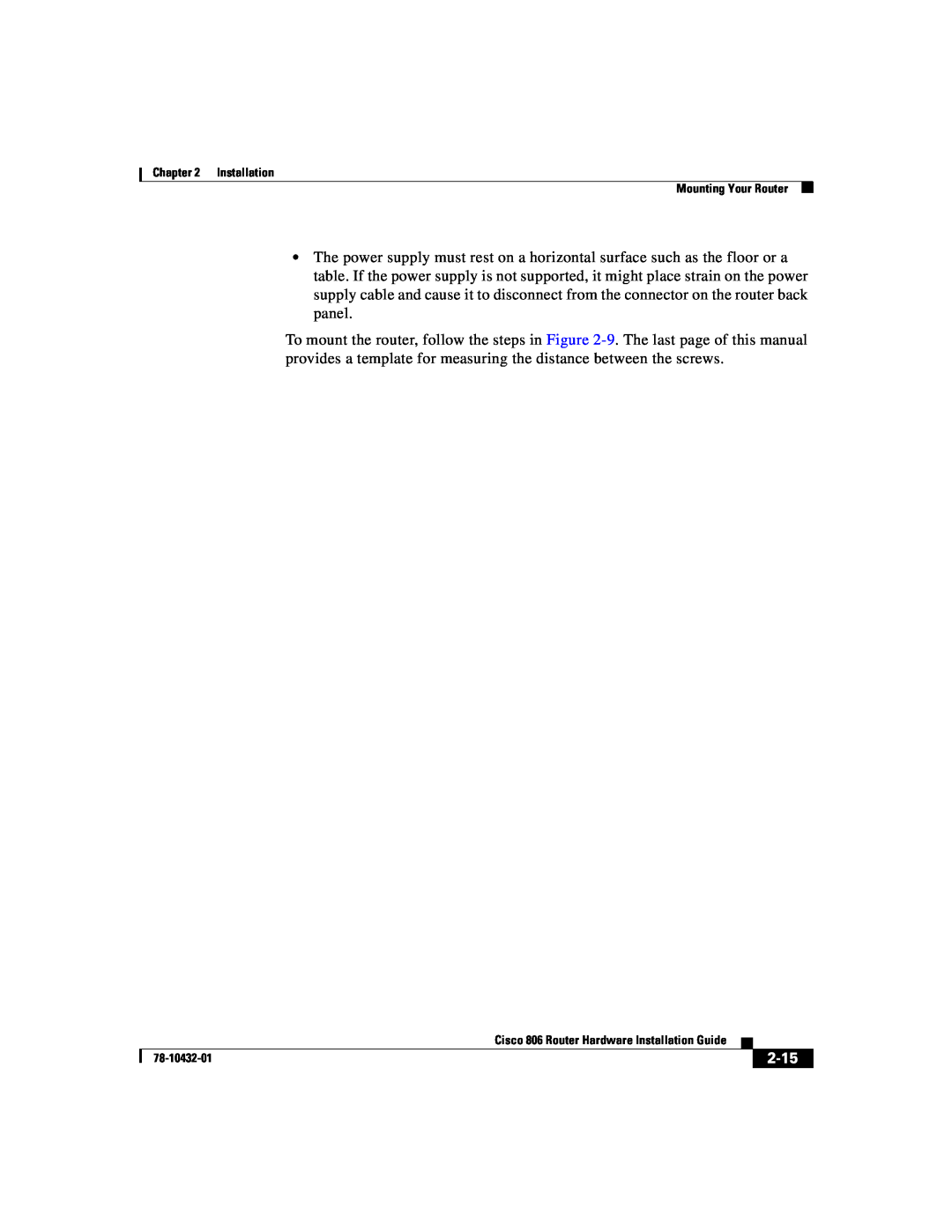 Cisco Systems 806 manual 2-15 
