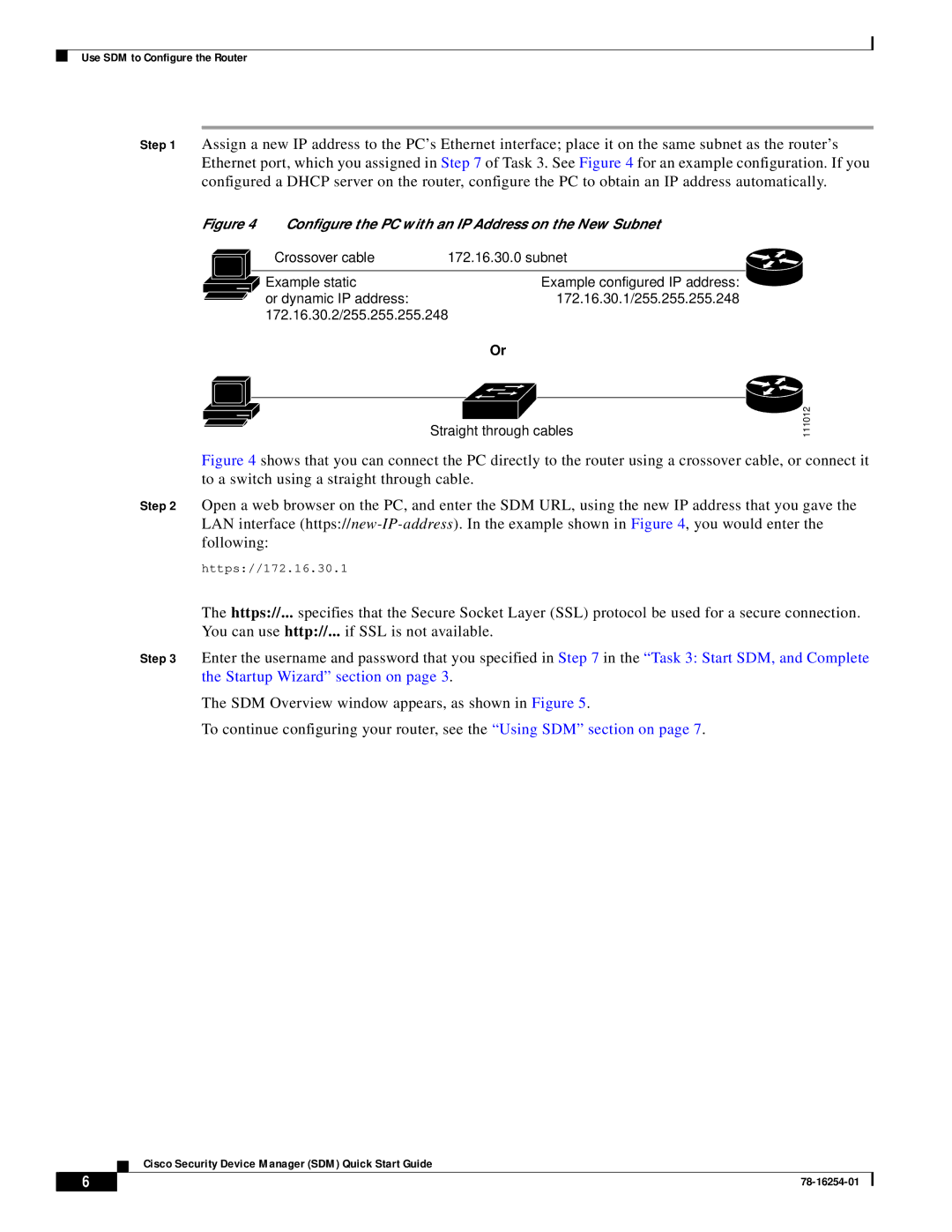 Cisco Systems 836, 837, 1701 quick start Conﬁgure the PC with an IP Address on the New Subnet 