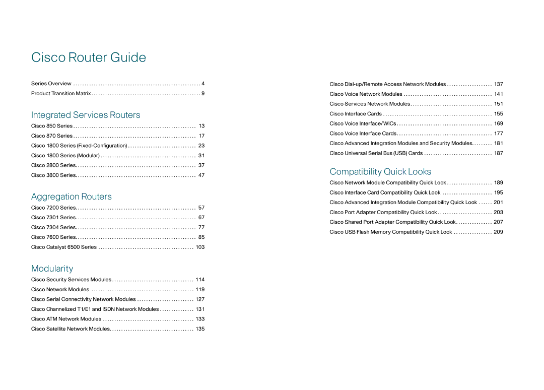 Cisco Systems 870, 850 manual Integrated Services Routers 