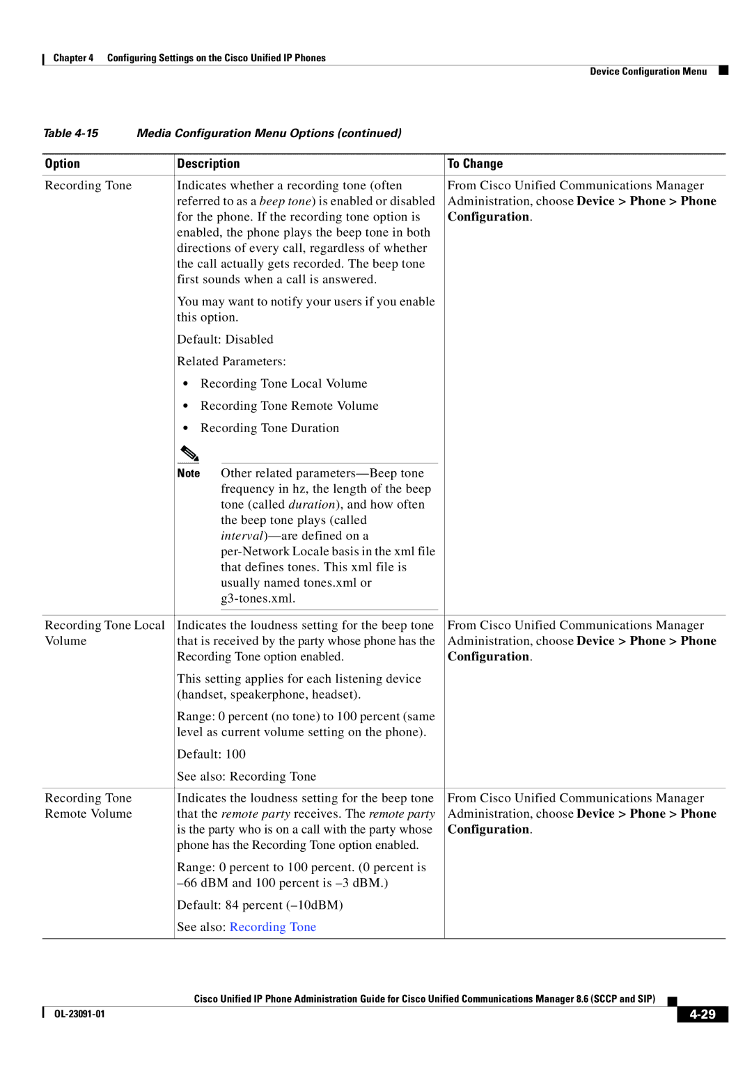 Cisco Systems 8.6 That the remote party receives. The remote party, Is the party who is on a call with the party whose 