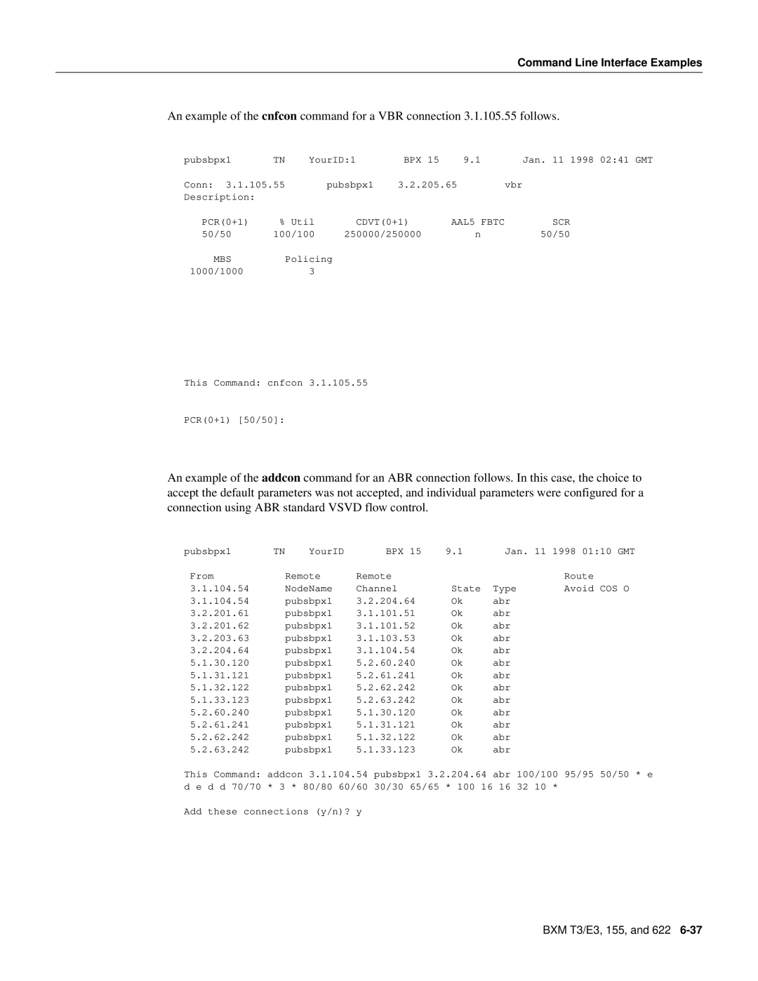 Cisco Systems 8600 Series manual YourID1 BPX Jan 1998 0241 GMT 