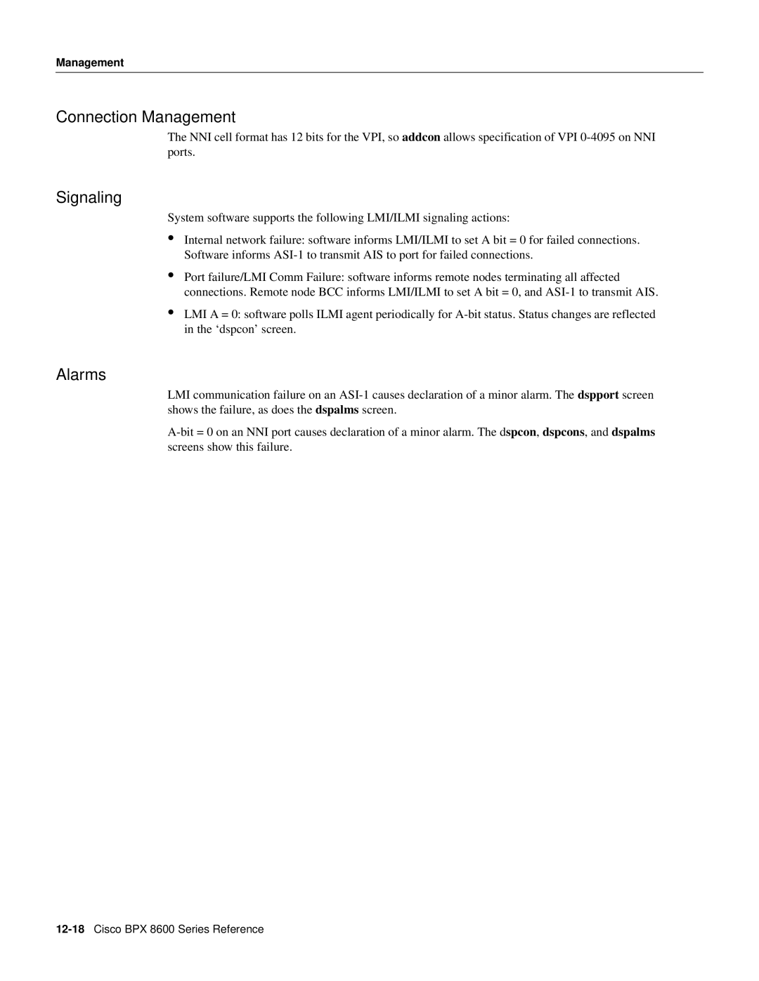 Cisco Systems 8600 Series manual Signaling, Alarms 