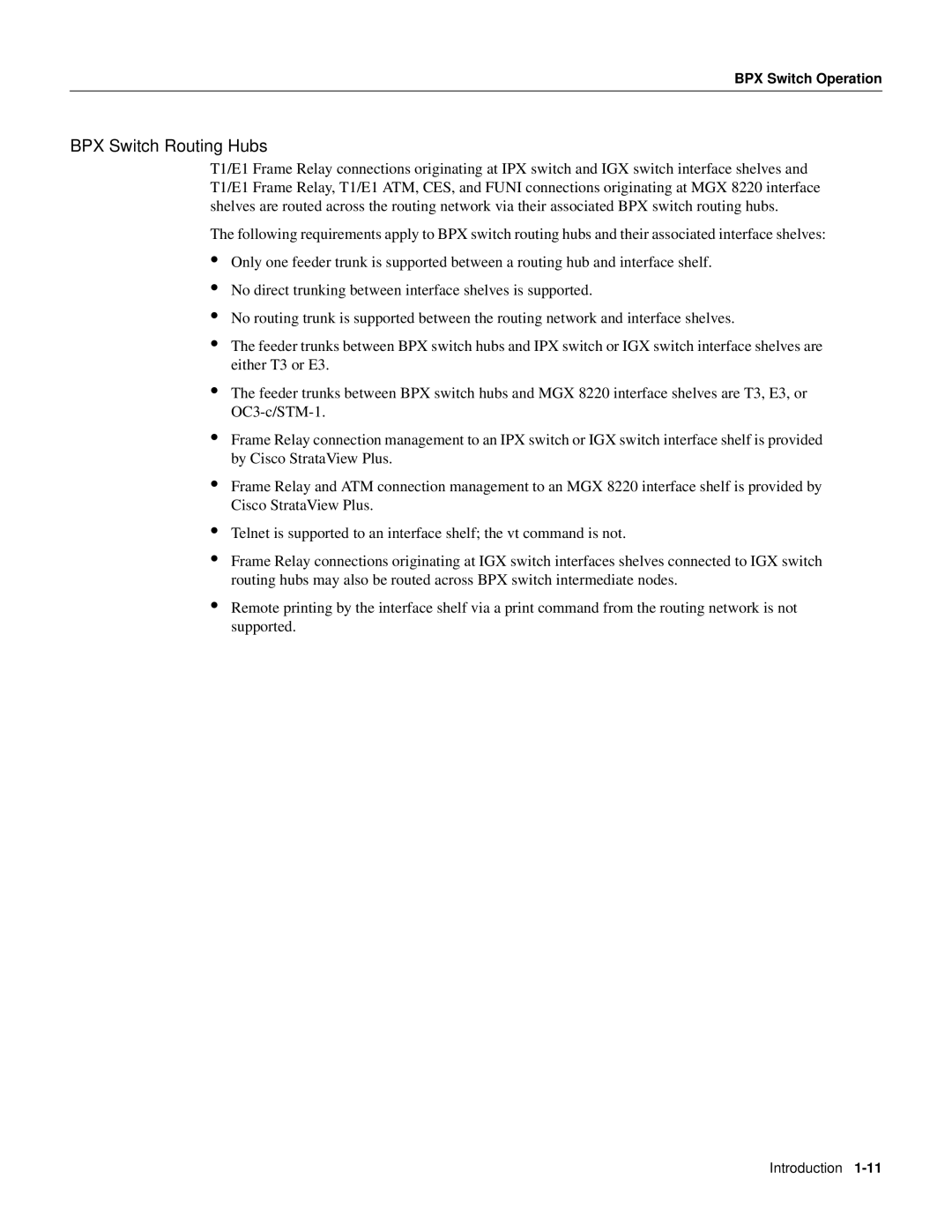 Cisco Systems 8600 Series manual BPX Switch Routing Hubs 