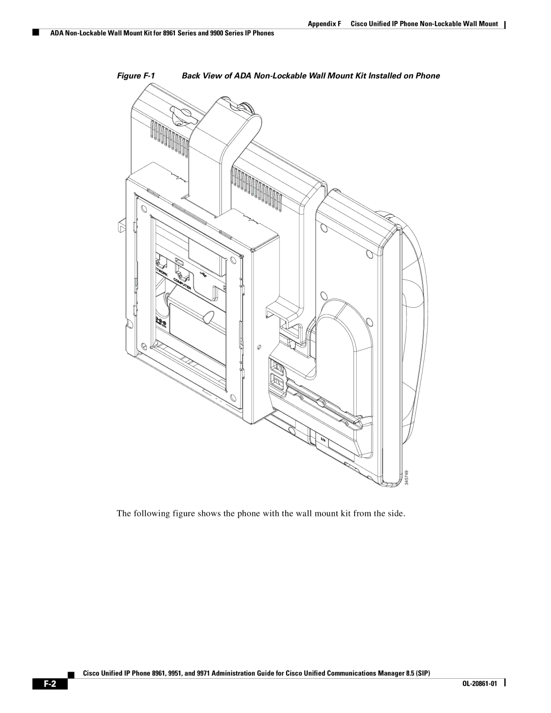 Cisco Systems 8961 manual 345749 