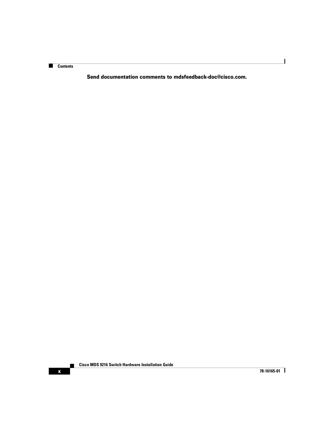 Cisco Systems 9216 manual Send documentation comments to mdsfeedback-doc@cisco.com 