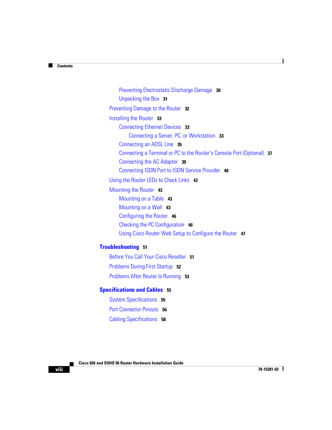 Cisco Systems 96, 836 manual Unpacking the Box 