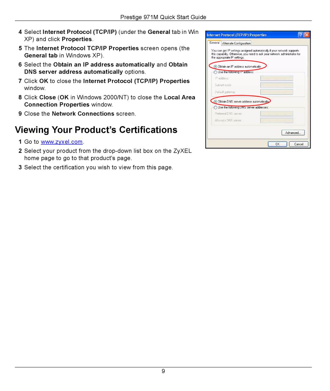 Cisco Systems 971M quick start Viewing Your Product’s Certifications 