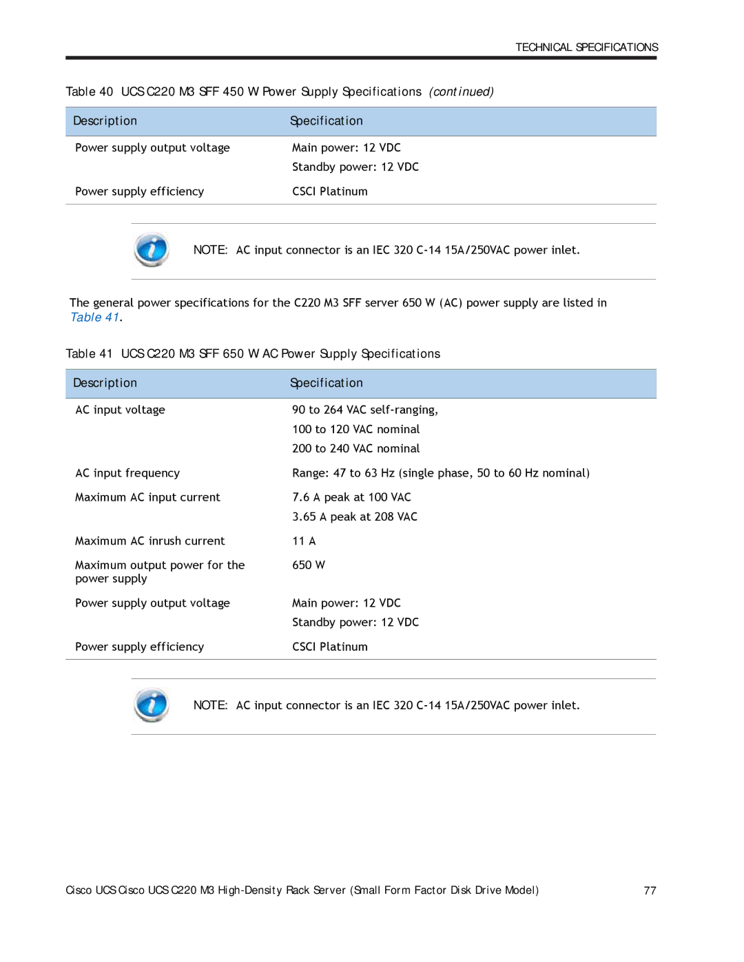 Cisco Systems A03D600GA2 manual Technical Specifications 