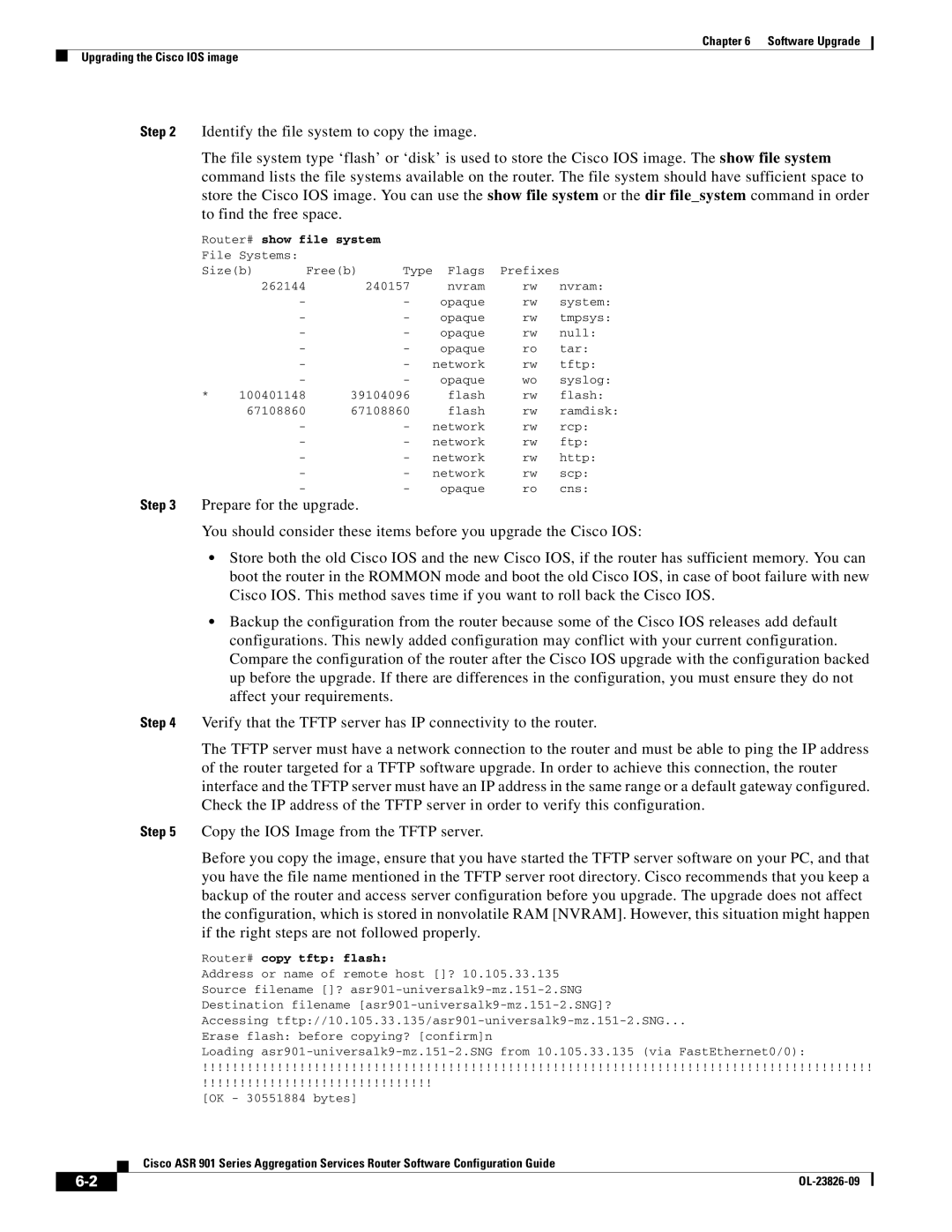 Cisco Systems A9014CFD manual Copy the IOS Image from the Tftp server, If the right steps are not followed properly 