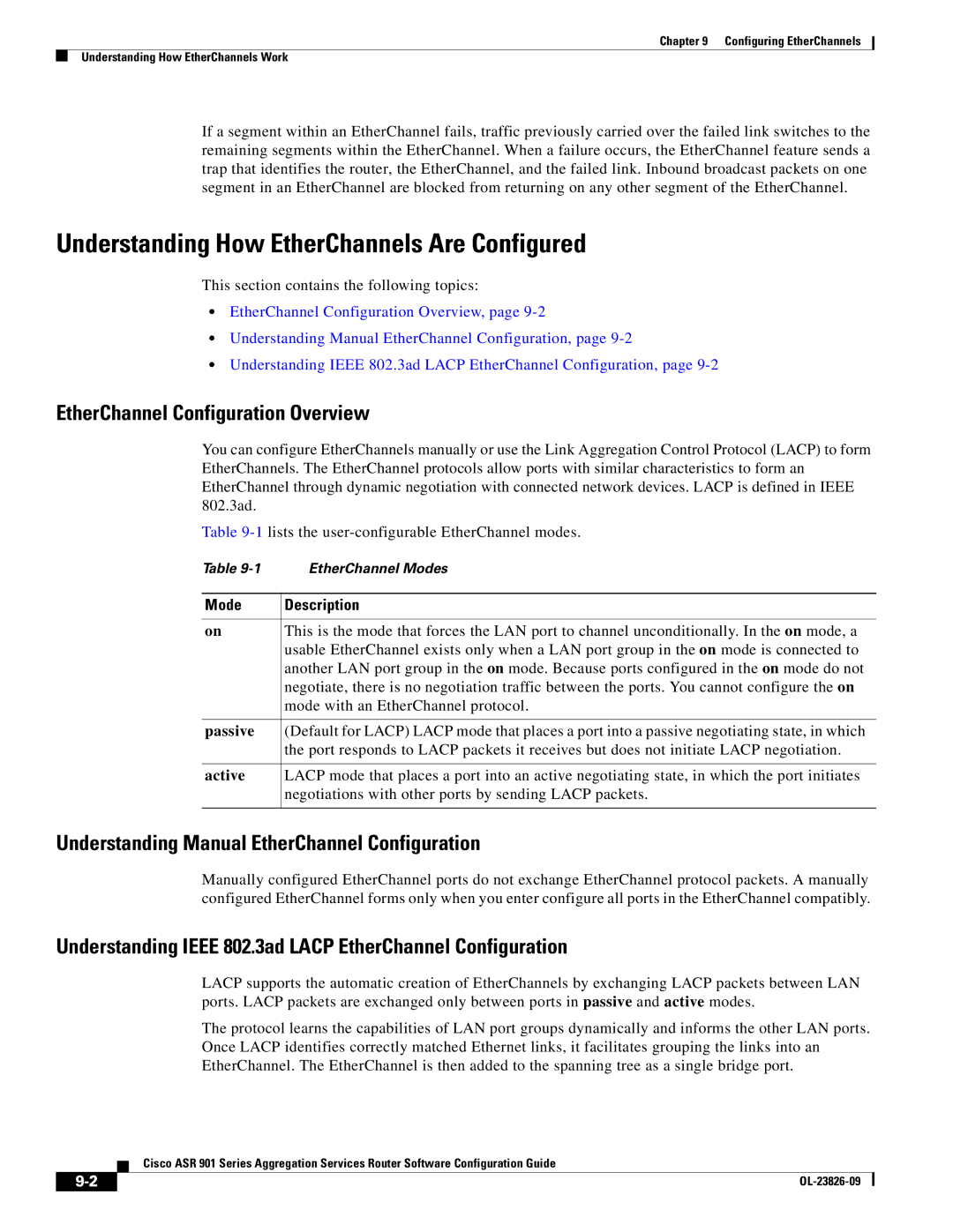 Cisco Systems A9014CFD manual Understanding How EtherChannels Are Configured, EtherChannel Configuration Overview 