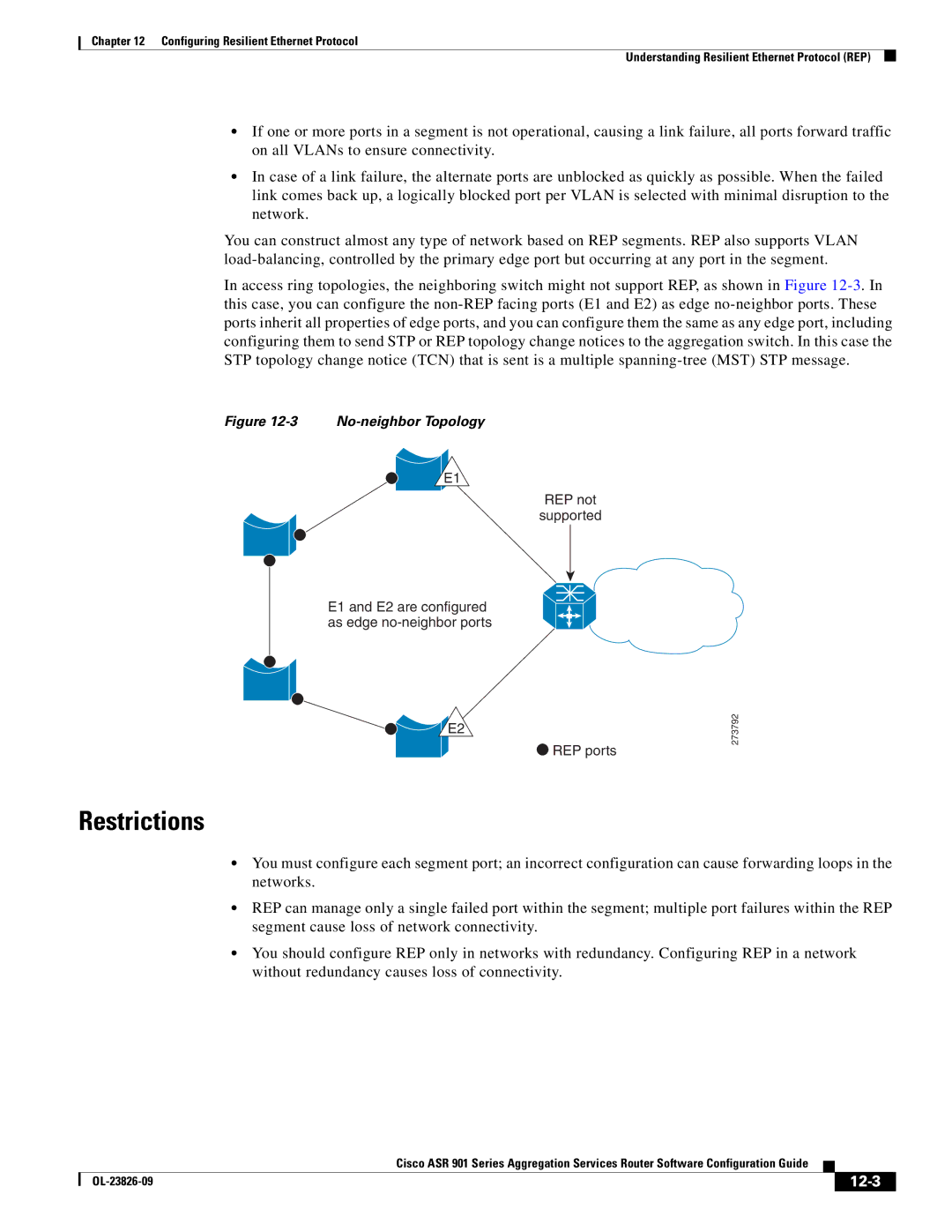 Cisco Systems A9014CFD manual 12-3, No-neighbor Topology 