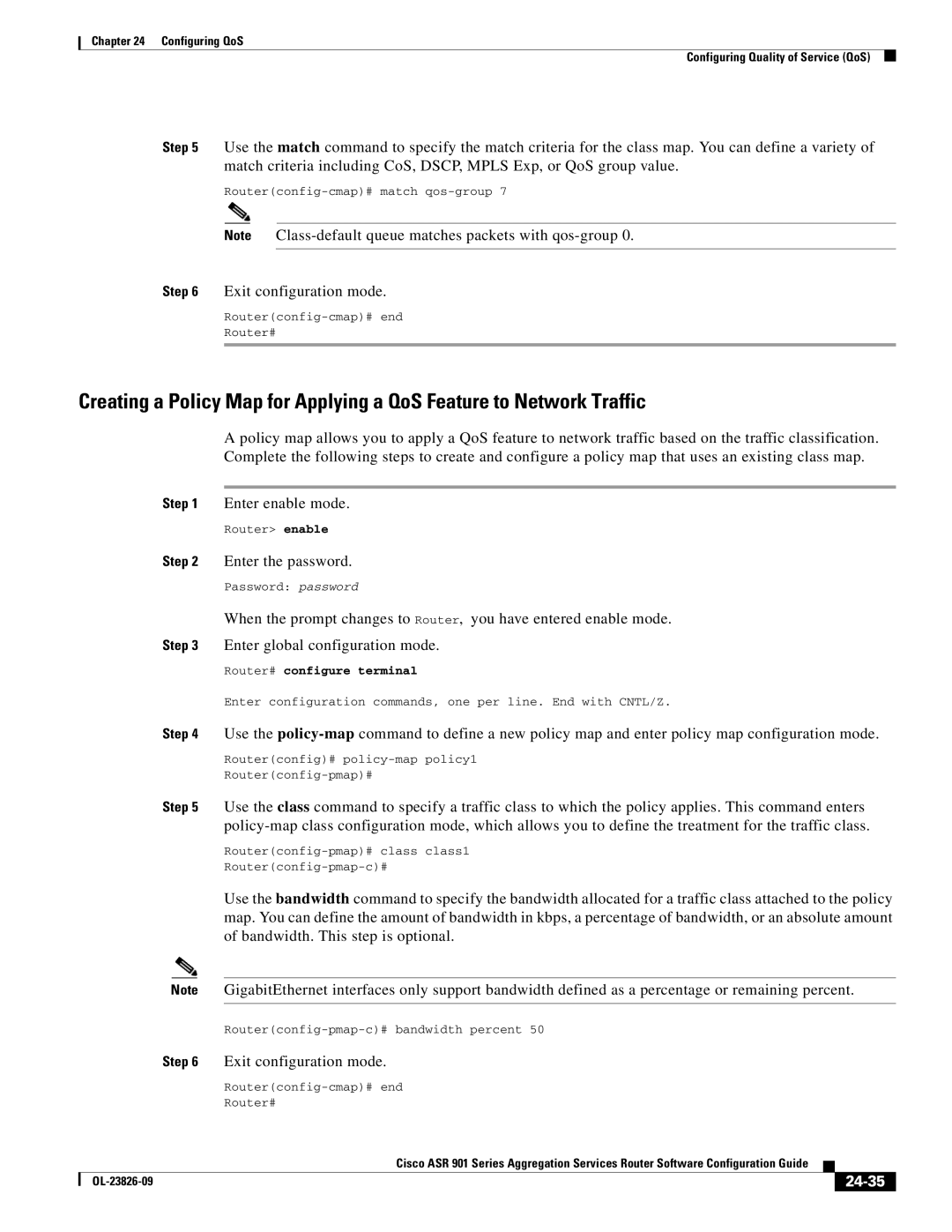 Cisco Systems A9014CFD manual Exit configuration mode, 24-35 