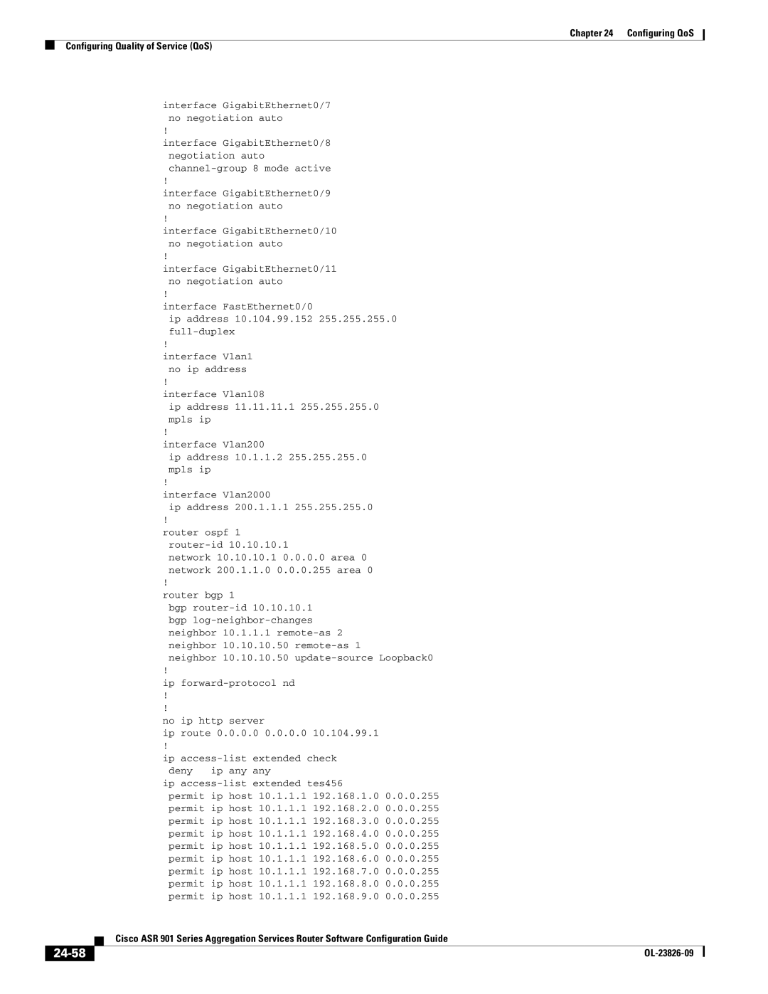 Cisco Systems A9014CFD manual 24-58 