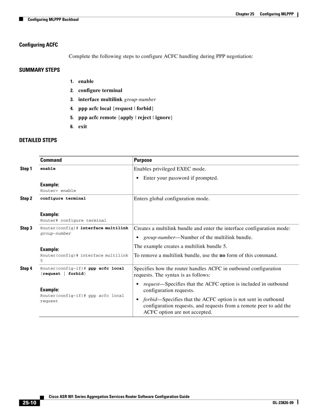 Cisco Systems A9014CFD Requests. The syntax is as follows, Configuration requests, Acfc option are not accepted, 25-10 