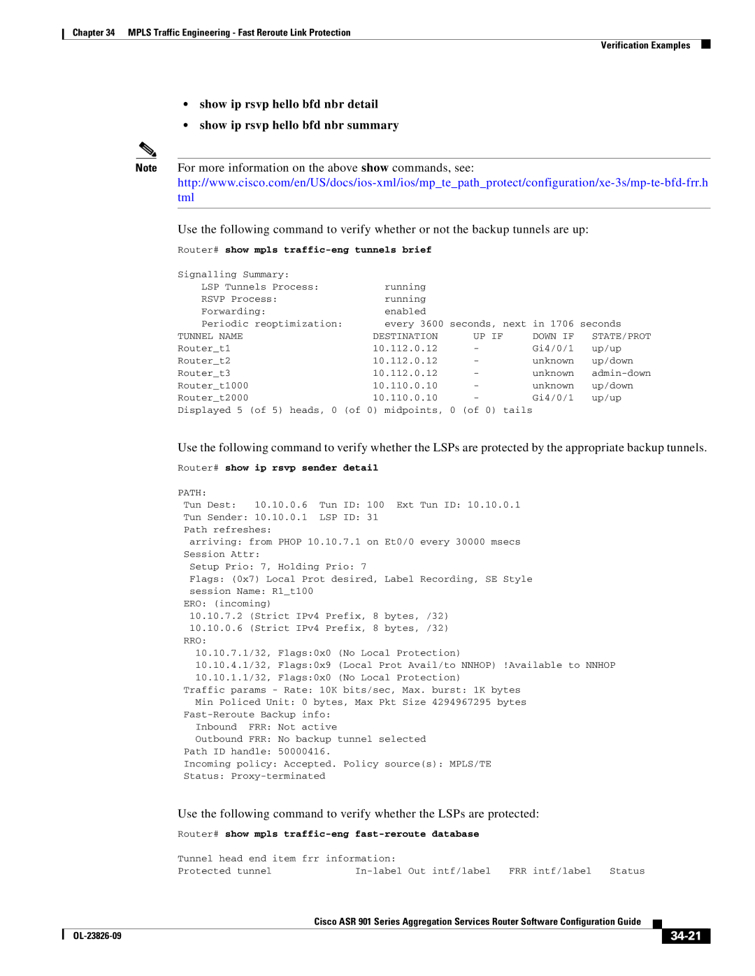 Cisco Systems A9014CFD manual 34-21, Database 