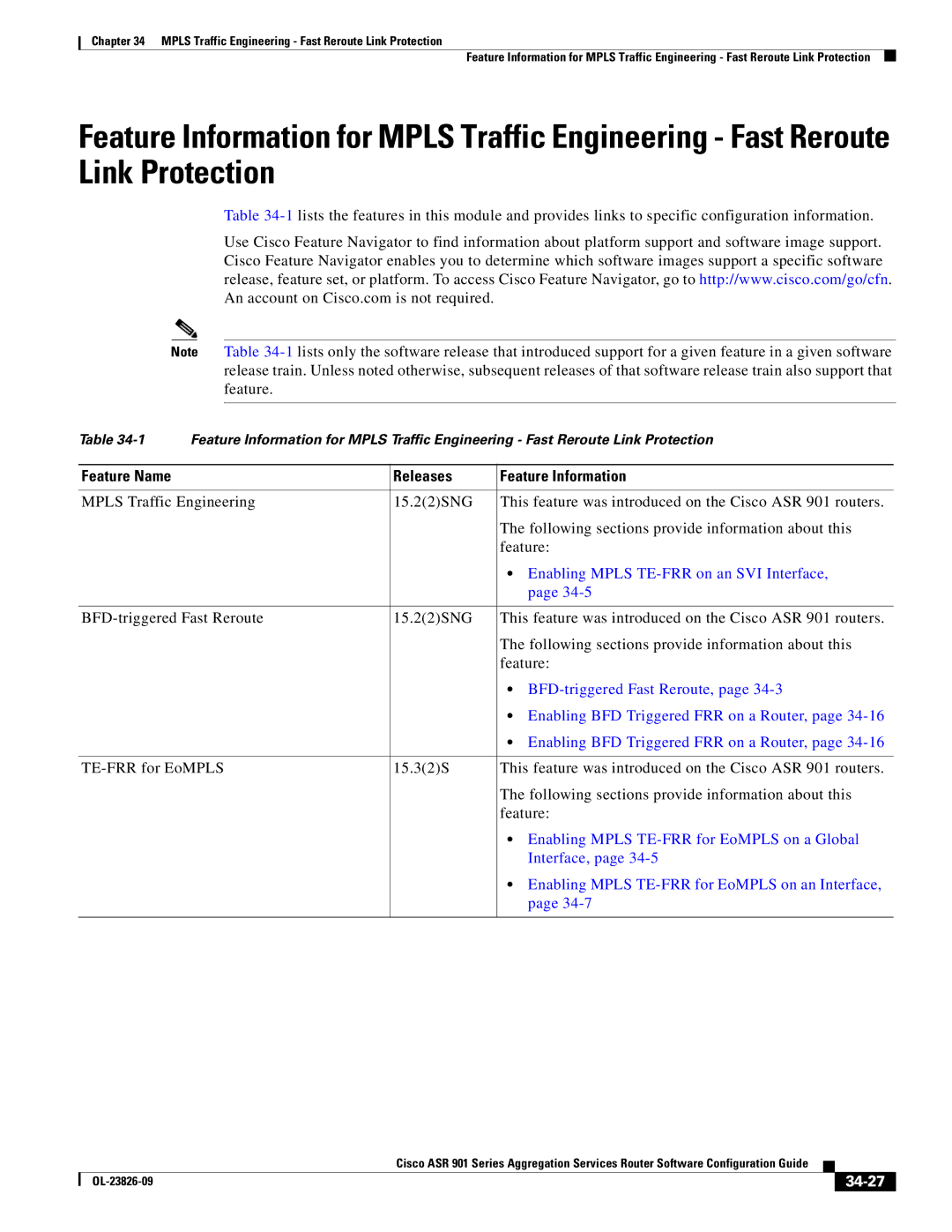 Cisco Systems A9014CFD manual 34-27 