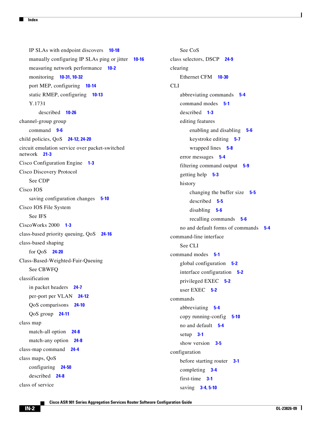 Cisco Systems A9014CFD manual IN-2 