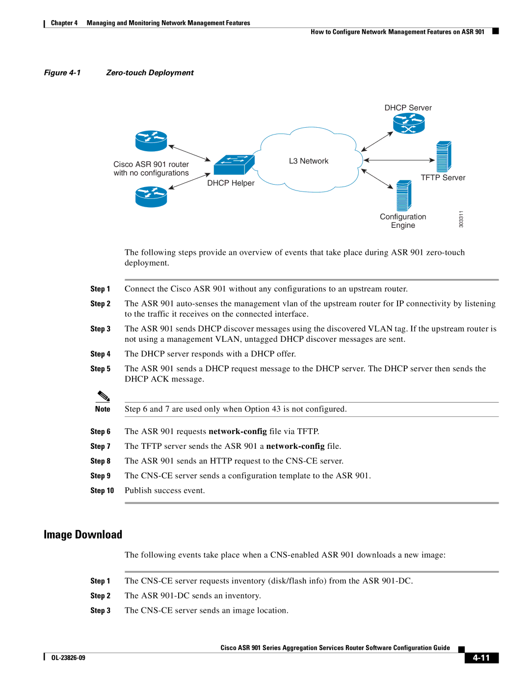 Cisco Systems A9014CFD manual Image Download, Zero-touch Deployment 