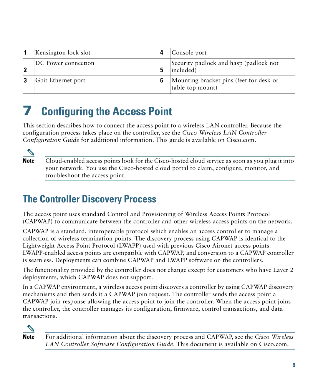 Cisco Systems AIRCAP1602EAK9, AIRCAP1602IAK9, AIRSAP1602IAK9 Configuring the Access Point, Controller Discovery Process 