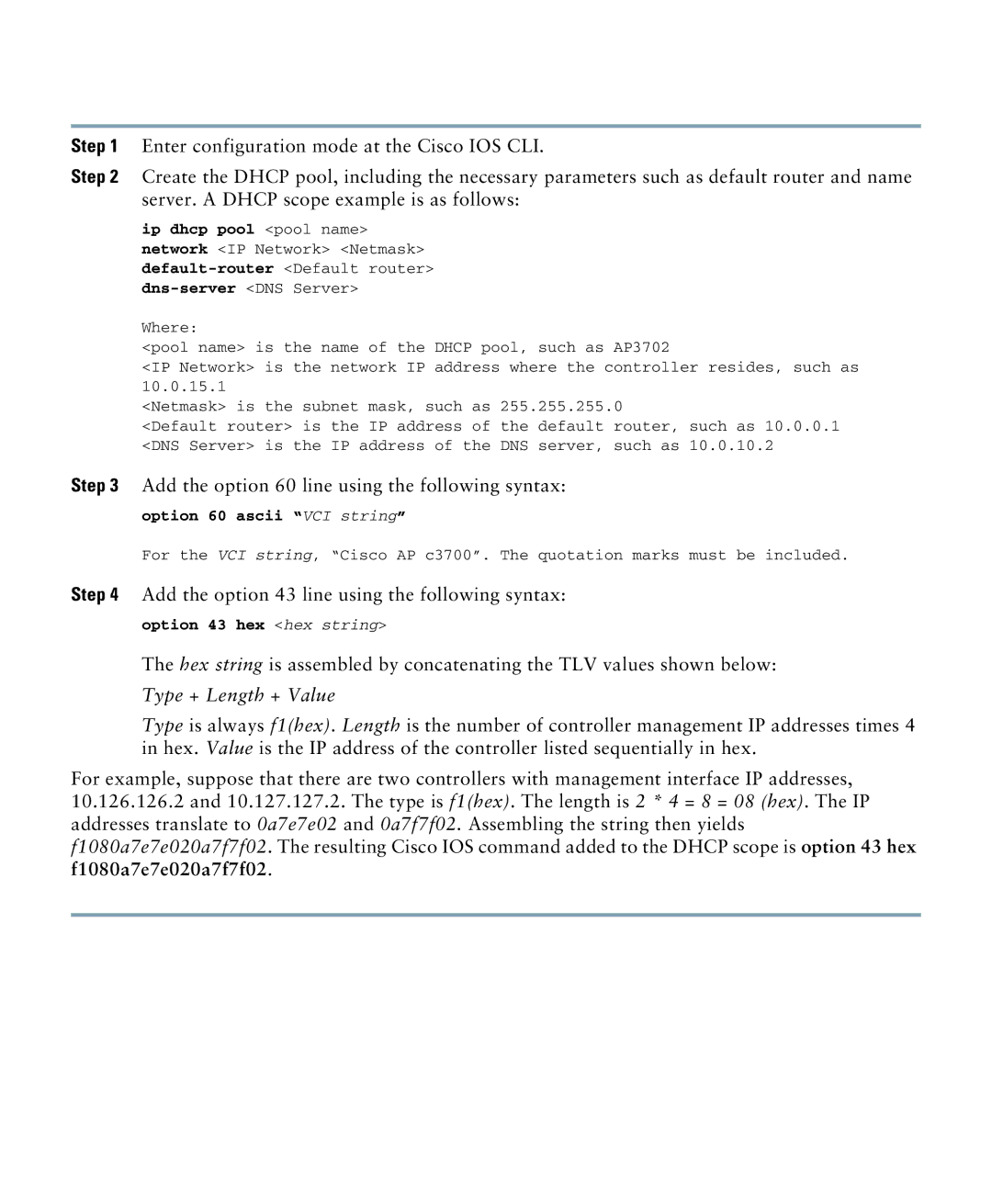 Cisco Systems AIRCAP3702IAK9 specifications Type + Length + Value 